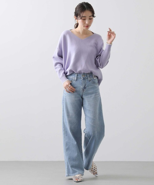 Gready Brilliant(グレディブリリアン)の「LISAセミワイド(デニムパンツ・レディース・ライトインディゴブルー・27/28/29)」の14枚目の写真