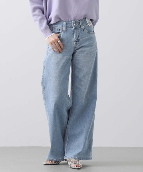 Gready Brilliant(グレディブリリアン)の「LISAセミワイド(デニムパンツ・レディース・ライトインディゴブルー・27/28/29)」の15枚目の写真
