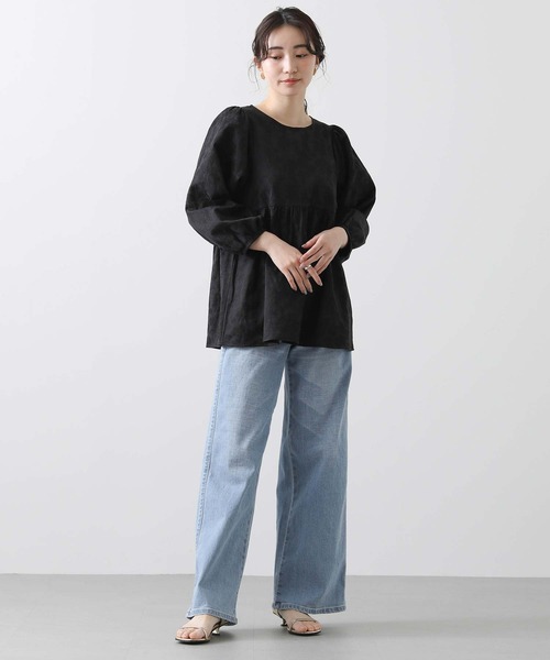 Gready Brilliant(グレディブリリアン)の「LISAセミワイド(デニムパンツ・レディース・ライトインディゴブルー・27/28/29)」の19枚目の写真