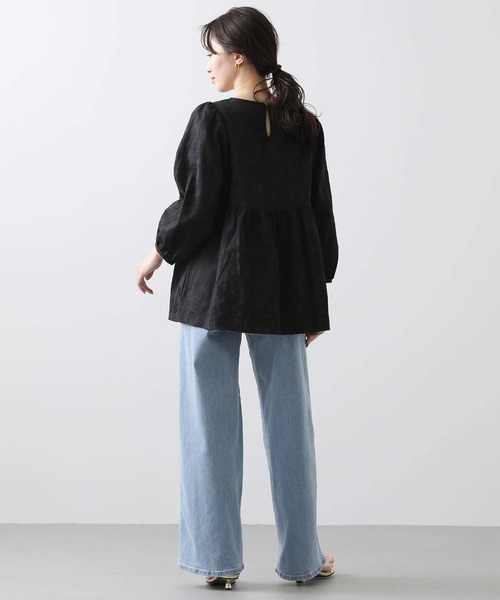 Gready Brilliant(グレディブリリアン)の「LISAセミワイド(デニムパンツ・レディース・ライトインディゴブルー・27/28/29)」の21枚目の写真