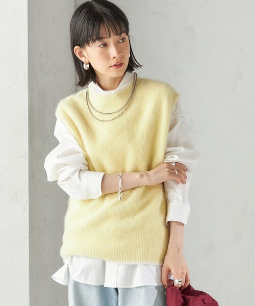 杢フォックス カシミヤ ニット ベスト（ベスト）｜SHIPS（シップス）の