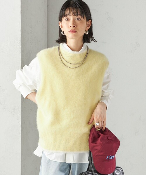 杢フォックス カシミヤ ニット ベスト（ベスト）｜SHIPS（シップス）の