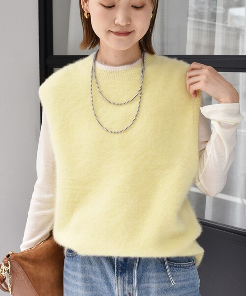 杢フォックス カシミヤ ニット ベスト（ベスト）｜SHIPS（シップス）の