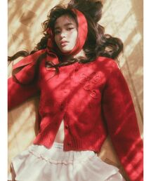 CALNAMUR | ニットエンブロイダリーカーディガン(ニット/セーター)