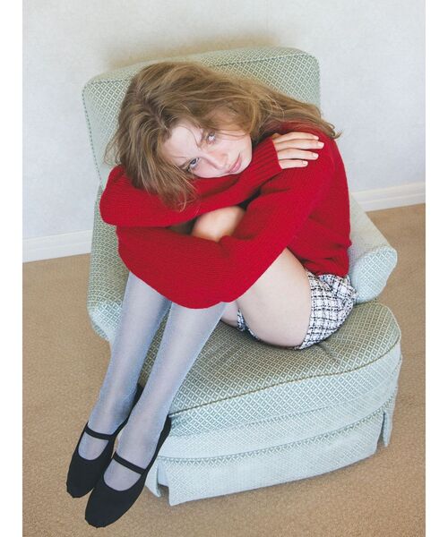 CALNAMUR(カルナムール)の「ニットエンブロイダリーカーディガン(ニット/セーター・レディース・レッド/ピンク/ブラック・FREE)」の12枚目の写真