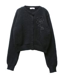 CALNAMUR | ニットエンブロイダリーカーディガン(ニット/セーター)