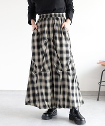 cepo | 〈セットアップ対応〉バルーンタックチェックスカート(スカート)