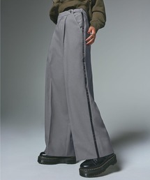 X-girl | WAIST ADJUSTABLE WIDE TUCK PANTS(スラックス)