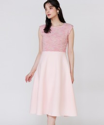 Maglie le cassetto（マーリエ ル カセット）の「《M Maglie le cassetto》シャギーラメドッキングワンピース「フランドル45周年限定コレクション」【セットアップ対応】（ワンピース）」