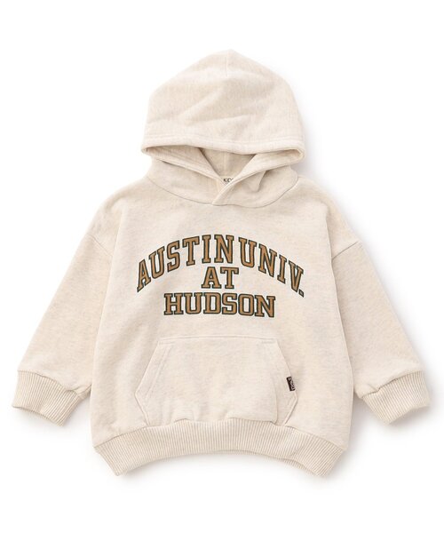 F.O.KIDS（エフオーキッズ）の「【リンク/ジュニア対応】カレッジロゴパーカー（パーカー・キッズ・ブラック/アイボリー/ブルー/オレンジ・80/90/100/110/120/130/140/150/160）」の8枚目の写真