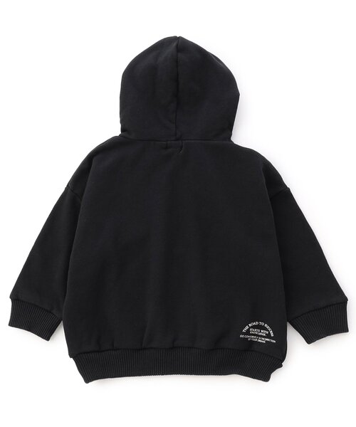 F.O.KIDS（エフオーキッズ）の「【リンク/ジュニア対応】カレッジロゴパーカー（パーカー・キッズ・ブラック/アイボリー/ブルー/オレンジ・80/90/100/110/120/130/140/150/160）」の6枚目の写真