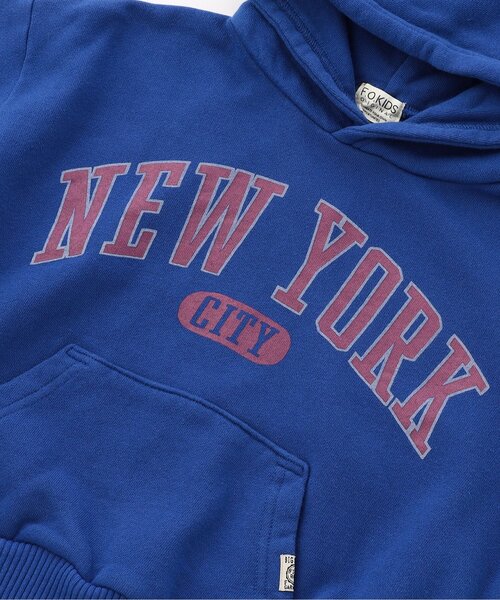 F.O.KIDS（エフオーキッズ）の「【リンク/ジュニア対応】カレッジロゴパーカー（パーカー・キッズ・ブラック/アイボリー/ブルー/オレンジ・80/90/100/110/120/130/140/150/160）」の18枚目の写真