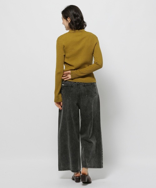 niko and...（ニコアンド）の「ソフトリブメランジポロカーディガン（カーディガン/ボレロ・レディース・マスタード/レッド/ブラウン・FREE）」の9枚目の写真