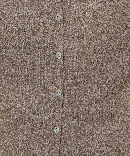 niko and...（ニコアンド）の「ソフトリブメランジポロカーディガン（カーディガン/ボレロ・レディース・マスタード/レッド/ブラウン・FREE）」の19枚目の写真