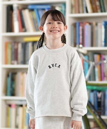 RVCA（ルーカ）の「RVCA/ルーカ ARCH COLLEGE CROPPED CREW キッズ スウェット トレーナー BF046-030（スウェット）」