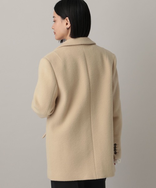 A part by（アパートバイ）の「スーパー140ブレンドジャケット（Tシャツ/カットソー・レディース・ベージュ/ブラック・FREE）」の13枚目の写真