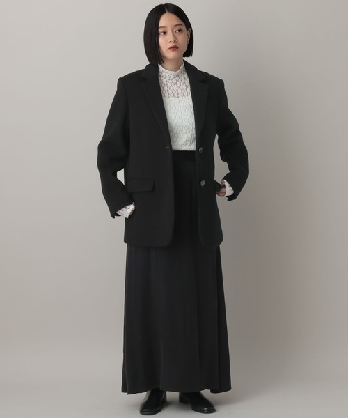 A part by（アパートバイ）の「スーパー140ブレンドジャケット（Tシャツ/カットソー・レディース・ベージュ/ブラック・FREE）」の20枚目の写真