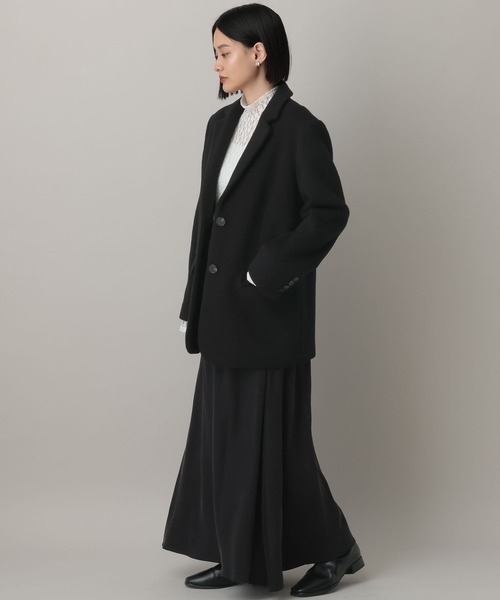 A part by（アパートバイ）の「スーパー140ブレンドジャケット（Tシャツ/カットソー・レディース・ベージュ/ブラック・FREE）」の21枚目の写真