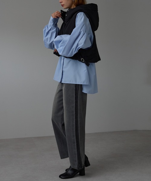 アルベロベロ　ダウンベスト セール】クロップドフーディー中わたベスト（ダウンベスト）｜r