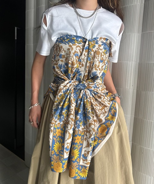 トップス DAQHNE SCARF SHIRT DAQHNE SCARF SHIRT