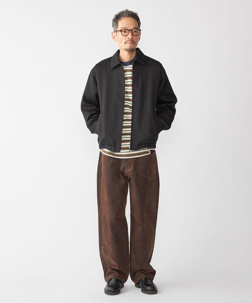 SHIPS(シップス)の「SHIPS:〈手洗い可能〉メランジ ジップ ブルゾン(ブルゾン・メンズ・ネイビー/ブラック/グレー系・SMALL/MEDIUM/LARGE/X-LARGE)」の9枚目の写真