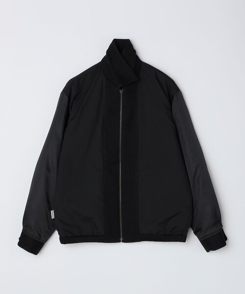 セール】SHIPS:〈手洗い可能〉メランジ ジップ ブルゾン（ブルゾン