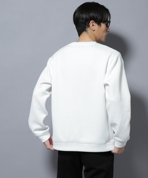 NANO universe（ナノユニバース）の「パネルダンボールプルオーバー 長袖(セットアップ可)（Tシャツ/カットソー・メンズ・チャコール/ブラック/グレー/オフホワイト・L/M/S）」の7枚目の写真