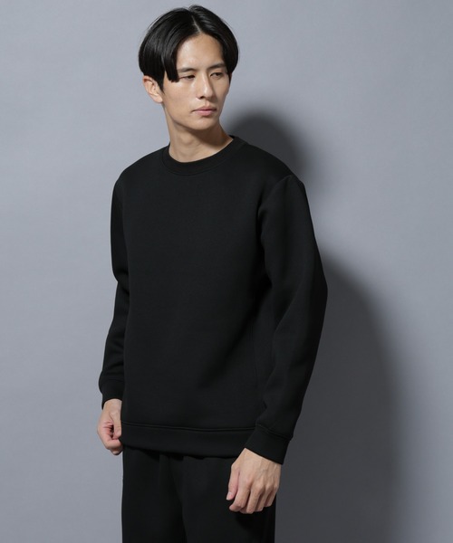 NANO universe（ナノユニバース）の「パネルダンボールプルオーバー 長袖(セットアップ可)（Tシャツ/カットソー・メンズ・チャコール/ブラック/グレー/オフホワイト・L/M/S）」の12枚目の写真