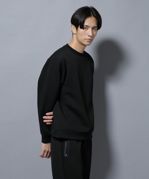 NANO universe（ナノユニバース）の「パネルダンボールプルオーバー 長袖(セットアップ可)（Tシャツ/カットソー・メンズ・チャコール/ブラック/グレー/オフホワイト・L/M/S）」の13枚目の写真