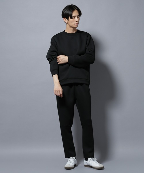 NANO universe（ナノユニバース）の「パネルダンボールプルオーバー 長袖(セットアップ可)（Tシャツ/カットソー・メンズ・チャコール/ブラック/グレー/オフホワイト・L/M/S）」の16枚目の写真