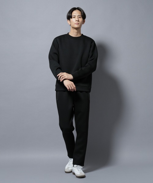 NANO universe（ナノユニバース）の「パネルダンボールプルオーバー 長袖(セットアップ可)（Tシャツ/カットソー・メンズ・チャコール/ブラック/グレー/オフホワイト・L/M/S）」の17枚目の写真