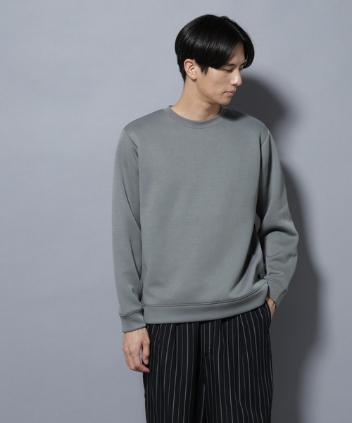 NANO universe（ナノユニバース）の「パネルダンボールプルオーバー 長袖(セットアップ可)（Tシャツ/カットソー・メンズ・チャコール/ブラック/グレー/オフホワイト・L/M/S）」の21枚目の写真