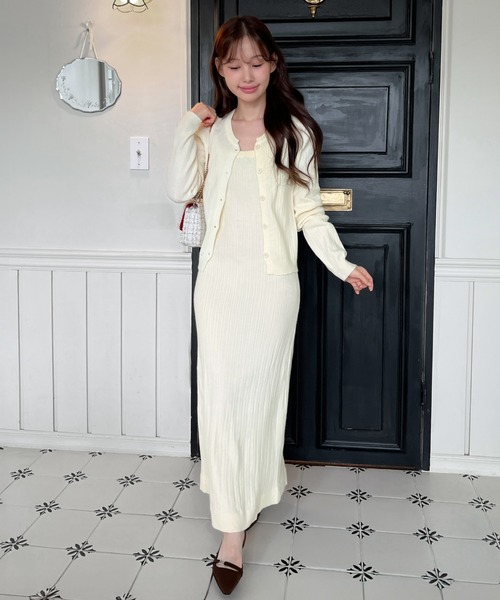 rosymonster新品2点セットコンコンカーディガン&オペラワンピース美品