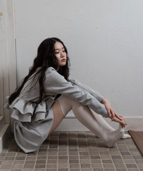 I_am(アイアム)の「pants docking balloon skirt / パンツドッキングバルーンスカート(スカート・レディース・グレー/ネイビー・FREE)」の18枚目の写真