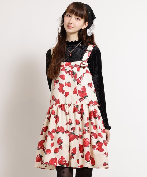 MILK Berry Kiss ジャンスカ Berry Kiss ジャンパースカート（ジャンパースカート）｜MILK（ミルク