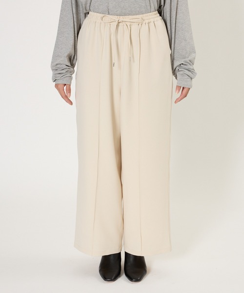 BABYLONE（バビロン）の「【多機能素材】ツイルリラックスパンツ（その他パンツ・レディース・ブラック/アイボリー・34inch/36inch）」の11枚目の写真