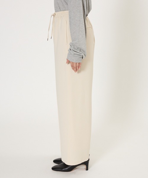 BABYLONE（バビロン）の「【多機能素材】ツイルリラックスパンツ（その他パンツ・レディース・ブラック/アイボリー・34inch/36inch）」の12枚目の写真