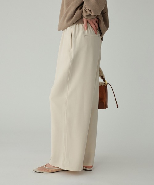 BABYLONE（バビロン）の「【多機能素材】ツイルリラックスパンツ（その他パンツ・レディース・ブラック/アイボリー・34inch/36inch）」の9枚目の写真
