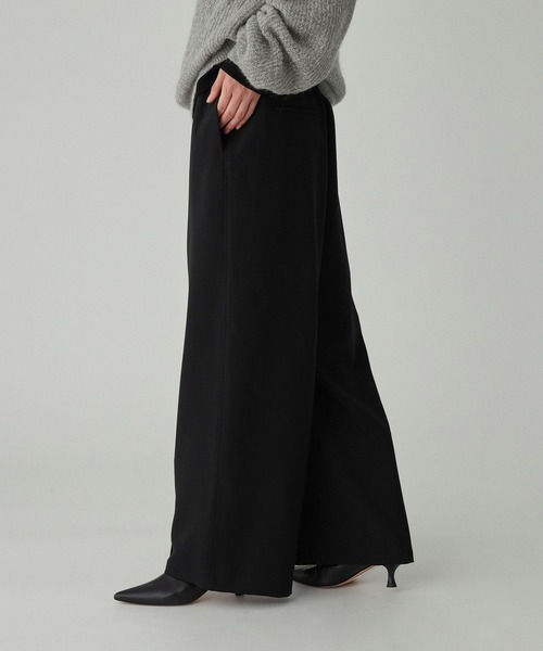 BABYLONE（バビロン）の「【多機能素材】ツイルリラックスパンツ（その他パンツ・レディース・ブラック/アイボリー・34inch/36inch）」の21枚目の写真