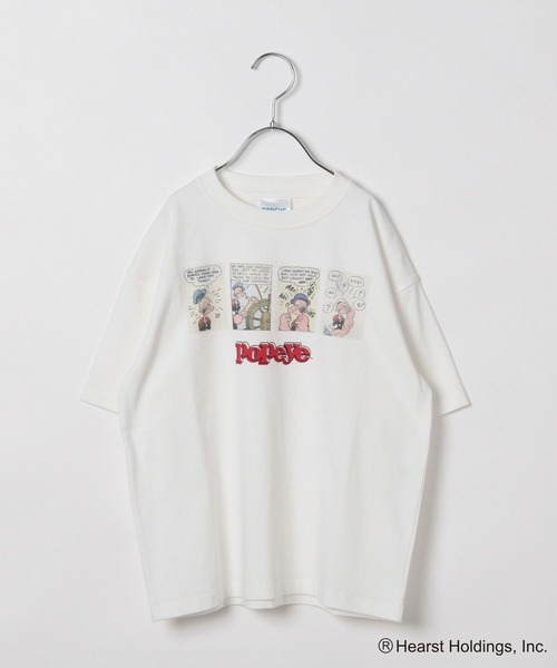 GLOBAL WORK(グローバルワーク)の「POPEYE(TM)/Tシャツ/一部店舗限定/キッズ/601897(Tシャツ/カットソー・キッズ・ホワイト/ダークブラウン/ブラック/ダークグレー・MEDIUM/LARGE/SMALL)」の13枚目の写真