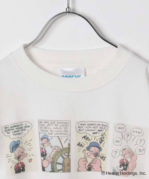 GLOBAL WORK(グローバルワーク)の「POPEYE(TM)/Tシャツ/一部店舗限定/キッズ/601897(Tシャツ/カットソー・キッズ・ホワイト/ダークブラウン/ブラック/ダークグレー・MEDIUM/LARGE/SMALL)」の11枚目の写真
