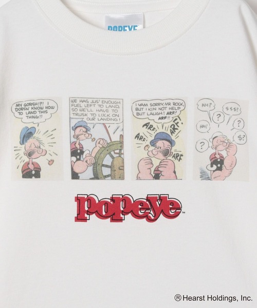 GLOBAL WORK(グローバルワーク)の「POPEYE(TM)/Tシャツ/一部店舗限定/キッズ/601897(Tシャツ/カットソー・キッズ・ホワイト/ダークブラウン/ブラック/ダークグレー・MEDIUM/LARGE/SMALL)」の14枚目の写真
