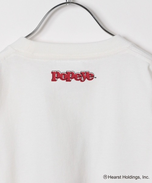 GLOBAL WORK(グローバルワーク)の「POPEYE(TM)/Tシャツ/一部店舗限定/キッズ/601897(Tシャツ/カットソー・キッズ・ホワイト/ダークブラウン/ブラック/ダークグレー・MEDIUM/LARGE/SMALL)」の16枚目の写真