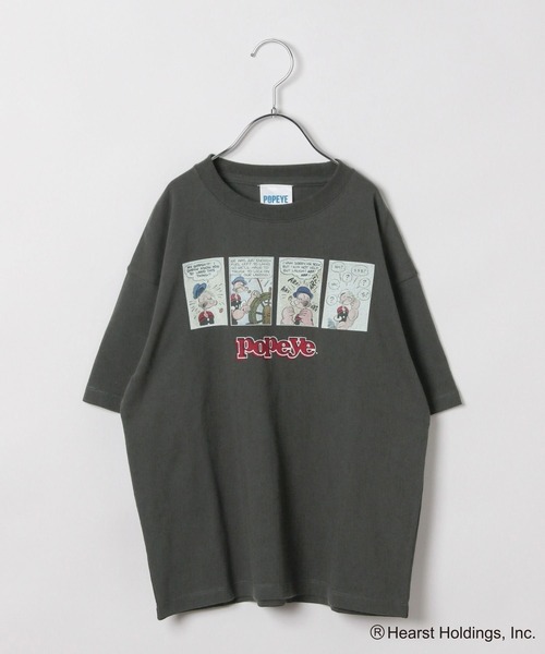 GLOBAL WORK(グローバルワーク)の「POPEYE(TM)/Tシャツ/一部店舗限定/キッズ/601897(Tシャツ/カットソー・キッズ・ホワイト/ダークブラウン/ブラック/ダークグレー・MEDIUM/LARGE/SMALL)」の21枚目の写真