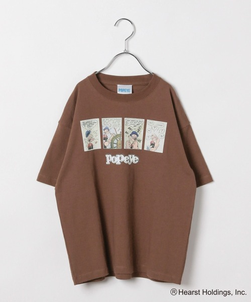 GLOBAL WORK(グローバルワーク)の「POPEYE(TM)/Tシャツ/一部店舗限定/キッズ/601897(Tシャツ/カットソー・キッズ・ホワイト/ダークブラウン/ブラック/ダークグレー・MEDIUM/LARGE/SMALL)」の22枚目の写真