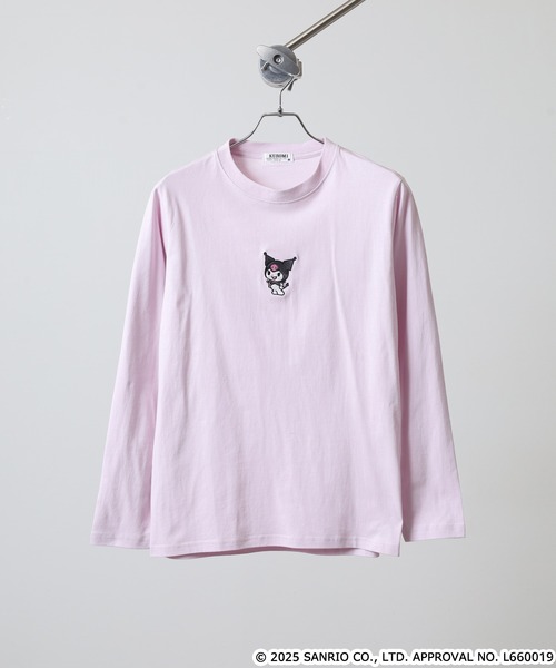 sanrio(サンリオ)の「サンリオキャラクターズ 長袖Tシャツ(Tシャツ/カットソー・メンズ・ホワイト/ネイビー/オートミール/ブラック系/ライトパープル/ブラック/ホワイト系/杢グレー・M/L/LL)」の14枚目の写真