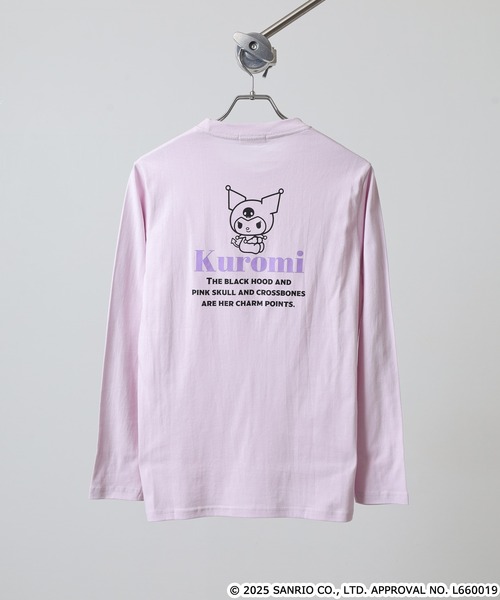 sanrio(サンリオ)の「サンリオキャラクターズ 長袖Tシャツ(Tシャツ/カットソー・メンズ・ホワイト/ネイビー/オートミール/ブラック系/ライトパープル/ブラック/ホワイト系/杢グレー・M/L/LL)」の22枚目の写真