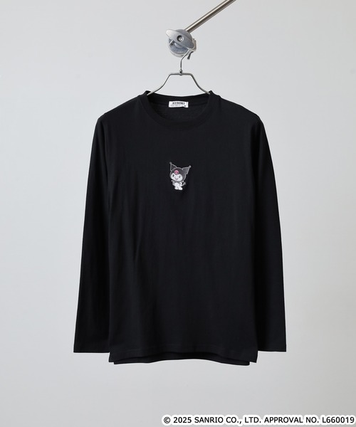 sanrio(サンリオ)の「サンリオキャラクターズ 長袖Tシャツ(Tシャツ/カットソー・メンズ・ホワイト/ネイビー/オートミール/ブラック系/ライトパープル/ブラック/ホワイト系/杢グレー・M/L/LL)」の18枚目の写真