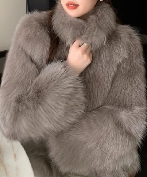 lilful（リルフル）の「【25年秋冬新作】シャギーファーカラー