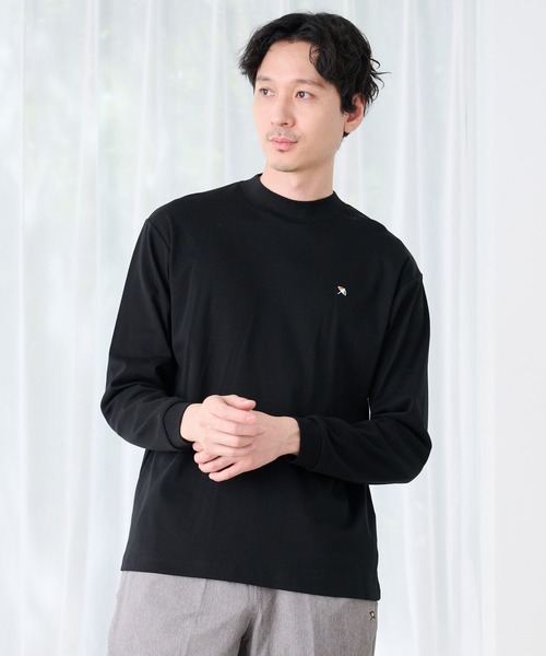 Arnold Palmer(アーノルドパーマー)の「シェア スムースコットン モックネック ロングTシャツ(Tシャツ/カットソー・レディース・ブラック/ホワイト/テラコッタ/オートミール・S/L/LL/XS/M)」の11枚目の写真